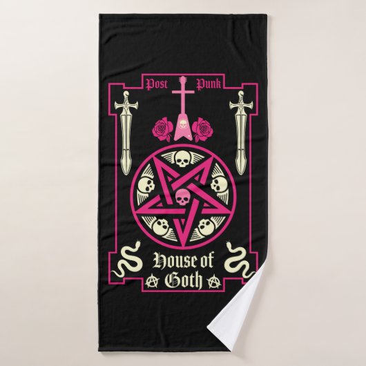 Goth Subculture Post Punk Music (Serviette de bain)