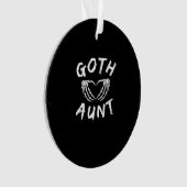 Goth Tante Funny Emo Tante Punk mignonne Squelette (devant)