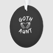 Goth Tante Funny Emo Tante Punk mignonne Squelette (devant)