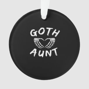 Goth Tante Funny Emo Tante Punk mignonne Squelette