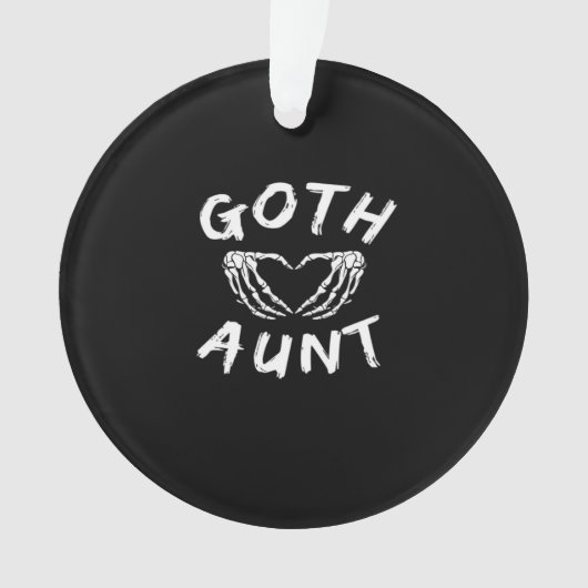Goth Tante Funny Emo Tante Punk mignonne Squelette (devant)
