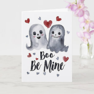 Goth Tegenliggende Valentijn Geesten met Harten Kaart