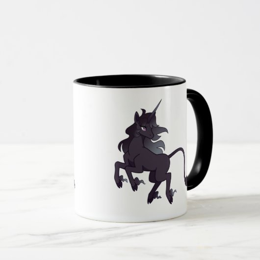 Goth Unicorn Mug (Devant droit)