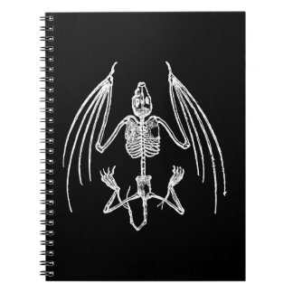 Goth Vampier Vleermuis Botten Notitieboek