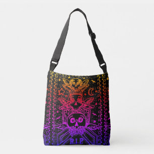 GOTH VOIR AUCUN SAC CORPOREL SKELETON CROSS CROSS