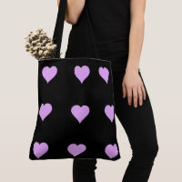 Goth Zwart en Roze Hart Ontwerp