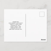 Goth Zwarte Roos Druppelend Bloed Macaber Dank Je Briefkaart (Achterkant)