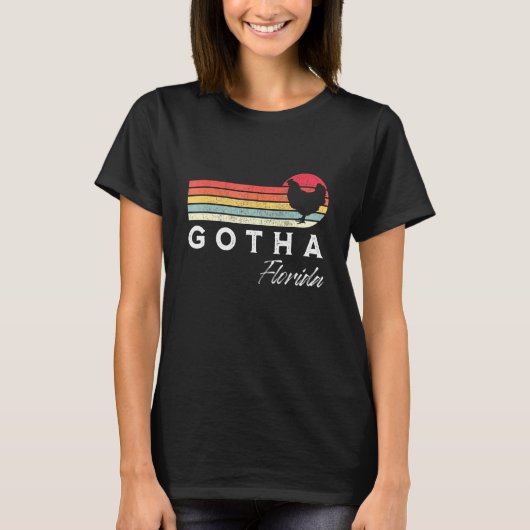 Gotha Florida Retro Chicken Souvenir T-shirt (Voorkant)