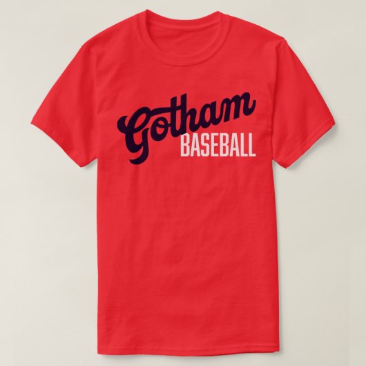 Gotham Baseball TShirt 1 (Design voorkant)