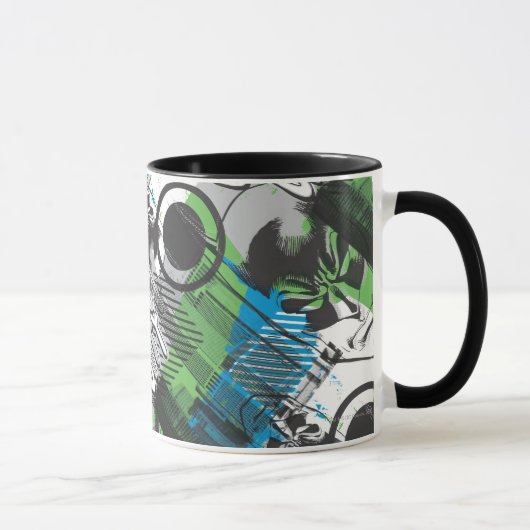 Gotham City Pattern Mok (Rechts)