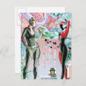 Gotham City Sirens Cv10 Briefkaart (Voorkant / Achterkant)