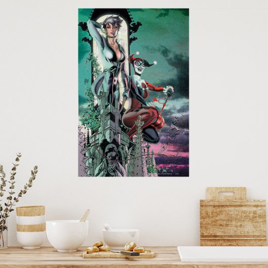 Gotham City Sirens Cv12_R1 Poster (Keuken)