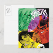 Gotham City Sirens Cv14 Briefkaart (Voorkant / Achterkant)