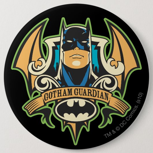 Gotham Guardian Ronde Button 6,0 Cm (Voorkant)