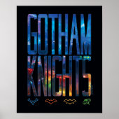 Gotham Knights City Lettering Poster (Voorkant)