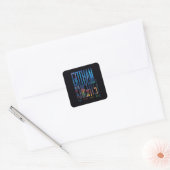 Gotham Knights City Lettering Vierkante Sticker (Envelop)