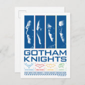 Gotham Knights Gezichtspanelen Briefkaart (Voorkant / Achterkant)