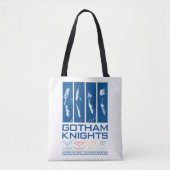 Gotham Knights Gezichtspanelen Draagtas (Voorkant)