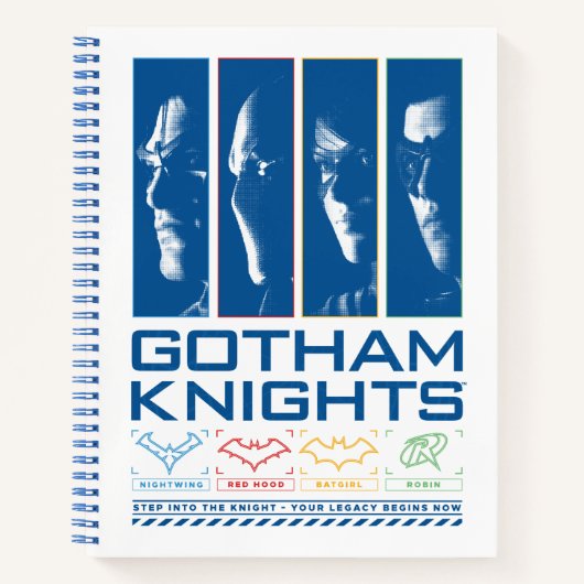 Gotham Knights Gezichtspanelen Notitieboek (Voorkant)