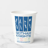 Gotham Knights Gezichtspanelen Papieren Bekers (Voorkant)