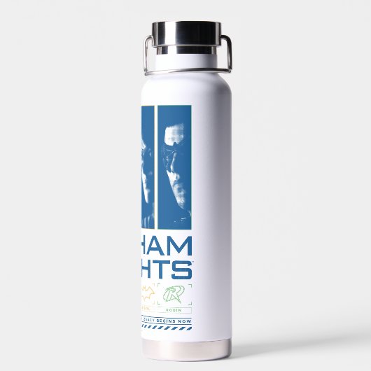 Gotham Knights Gezichtspanelen Waterfles (Achterkant)