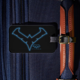 Gotham Knights Nachtelijke Logo Bagagelabel