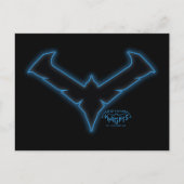 Gotham Knights Nachtelijke Logo Briefkaart (Voorkant)