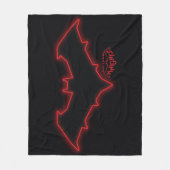 Gotham Knights Red Hood Logo Fleece Deken (Voorkant)