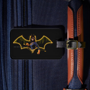 Gotham Ridders Batgirl in Logo Bagagelabel
