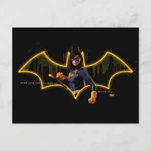 Gotham Ridders Batgirl in Logo Briefkaart