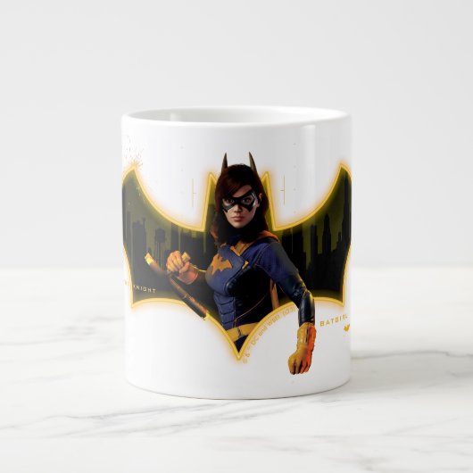 Gotham Ridders Batgirl in Logo Extra Grote Beker (Voorkant)