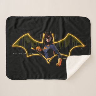 Gotham Ridders Batgirl in Logo Sherpa Deken