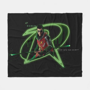 Gotham Ridders Robin in Logo Fleece Deken
