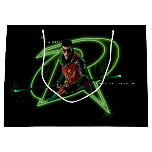 Gotham Ridders Robin in Logo Groot Cadeauzakje (Voorkant)