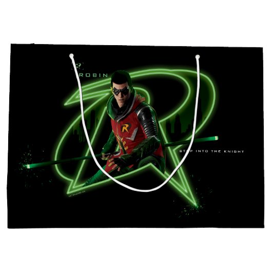 Gotham Ridders Robin in Logo Groot Cadeauzakje (Achterkant)