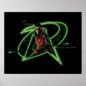 Gotham Ridders Robin in Logo Poster (Voorkant)