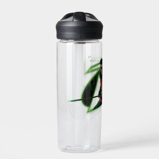 Gotham Ridders Robin in Logo Waterfles (Voorkant)