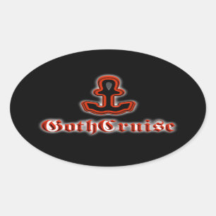 GothCruise Logo ovale Sticker