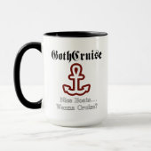 GothCruise Nice Bateaux Café Mug (Gauche)