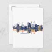 Gothenburg Skyline Feestdagenkaart (Voorkant / Achterkant)