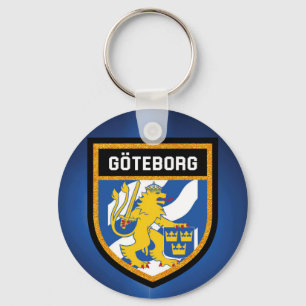 Gothenburg Vlag Sleutelhanger