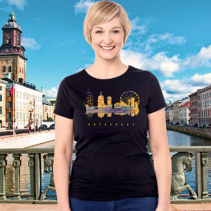 Gothenburg Zweden Haven Reuzenrad Reizen T-shirt