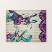 Gothic Alice III - Mad Hatter en konijn Legpuzzel (Horizontaal)