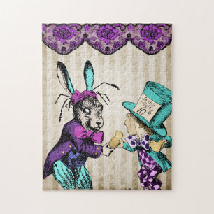 Gothic Alice III - Mad Hatter en konijn Legpuzzel