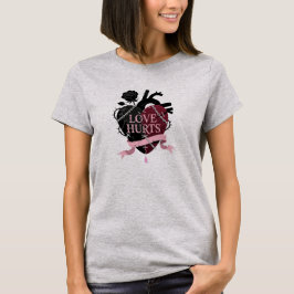 Gothic Anatomische Liefde Doet Pijn T-shirt