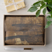 Gothic  Angel Brown Forest Trees Tissuepapier (Geschenk)