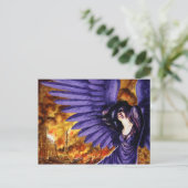 Gothic Angel drogen Briefkaart (Staand voorkant)