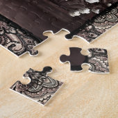 Gothic Angel en haar hond Legpuzzel (Zijkant)