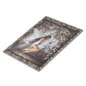 Gothic Angel en haar hond Notitieblok (Schuin)