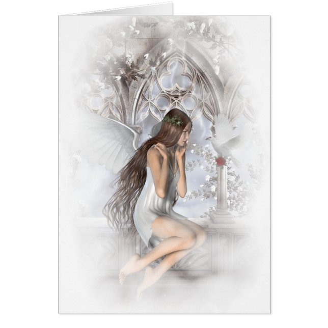 Gothic Angel en her Dove Vignette (Voorkant)